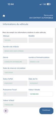 My ASK ASSURANCE screenshot