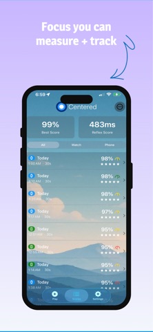Centered: Balance & Focus iPhone screenshot