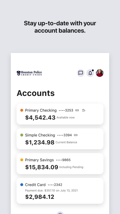 Screenshot 3 of HPCU Mobile Banking App