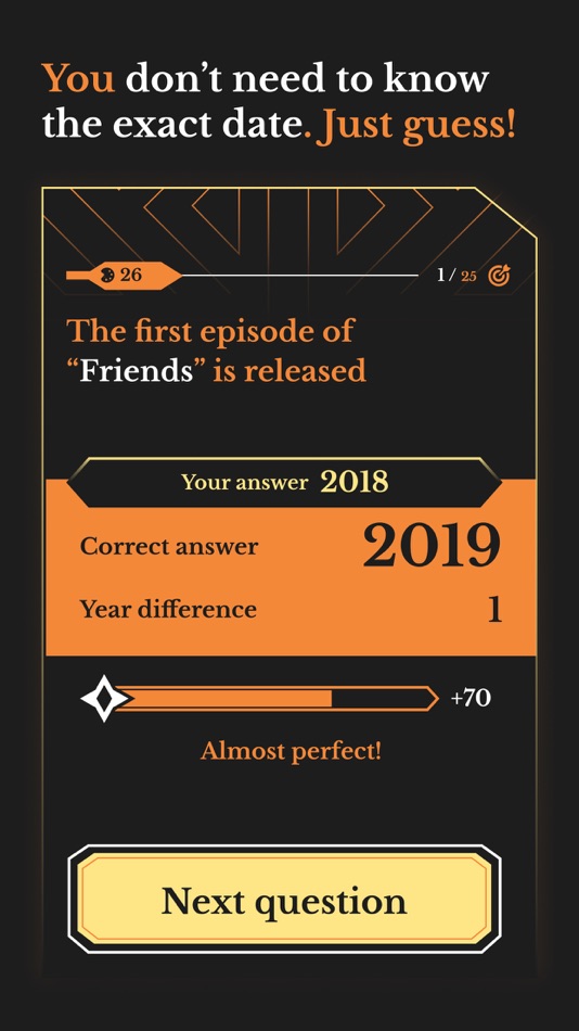 #4. History Date Guesser (iOS) 由: Malgorzata Kozela