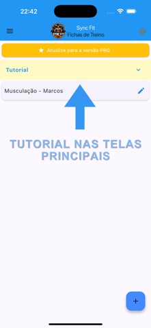Sync Fit: Musculação e Fitness iPhone screenshot