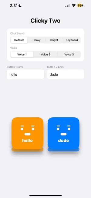 Clicky Talker: Prank Keyboard screenshot 3