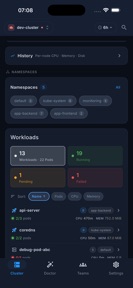 Moniple: K8s Monitoring screenshot