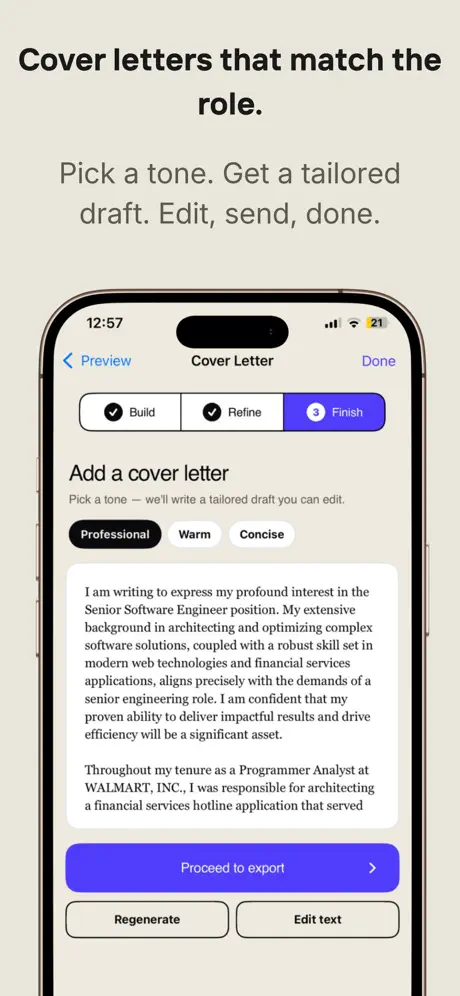 QuickCV screenshot 3