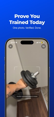 TouchDumbbell: Workout Log iPhone screenshot