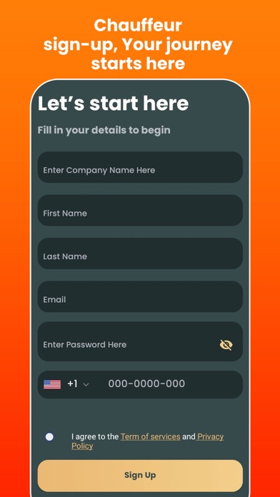 Cata Global Chauffeur Screenshot