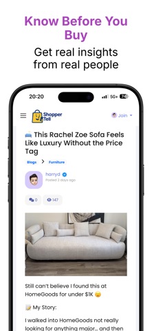 ShopperTell screenshot
