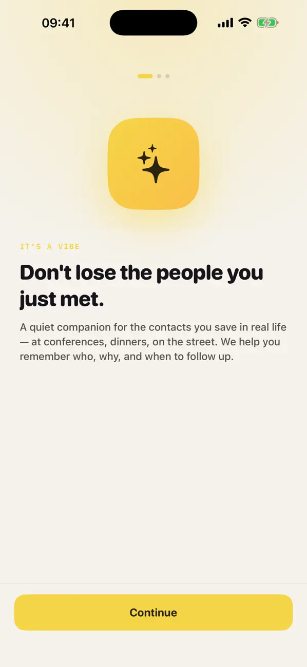 Screenshot #1 pour It's a Vibe - Don't Forget