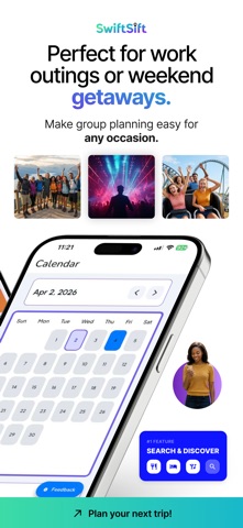 SwiftSift: Group Planner iPhone screenshot
