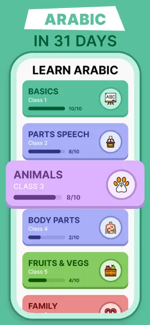 Learn Arabic for Beginners screenshot 1