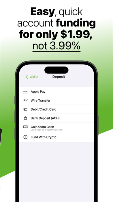 CoinZoom Buy, Spend, Send BTC Screenshot
