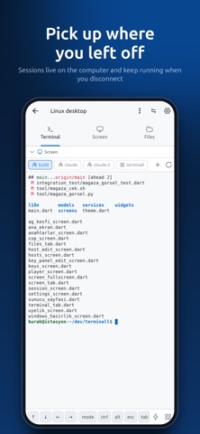 terminALL: SSH Remote Desktop iPhone screenshot 3