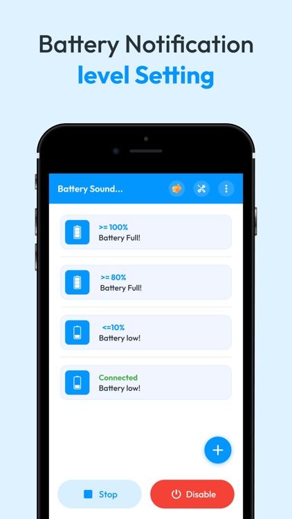 Battery Sound Notification