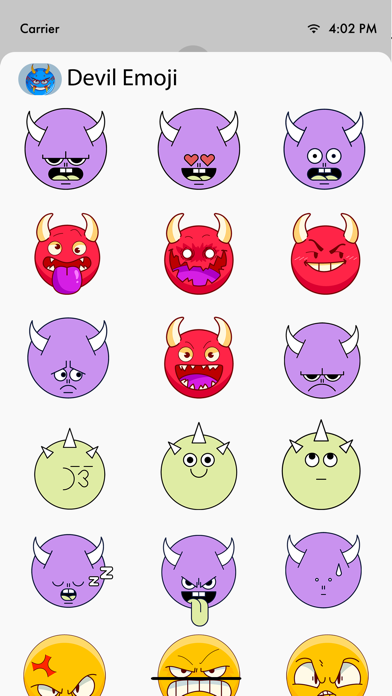 Devil Emojis Screenshot 3 - AppWisp.com