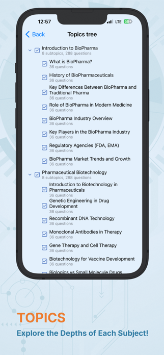 BioPharma Knowledge Test Screenshot 2 of 6