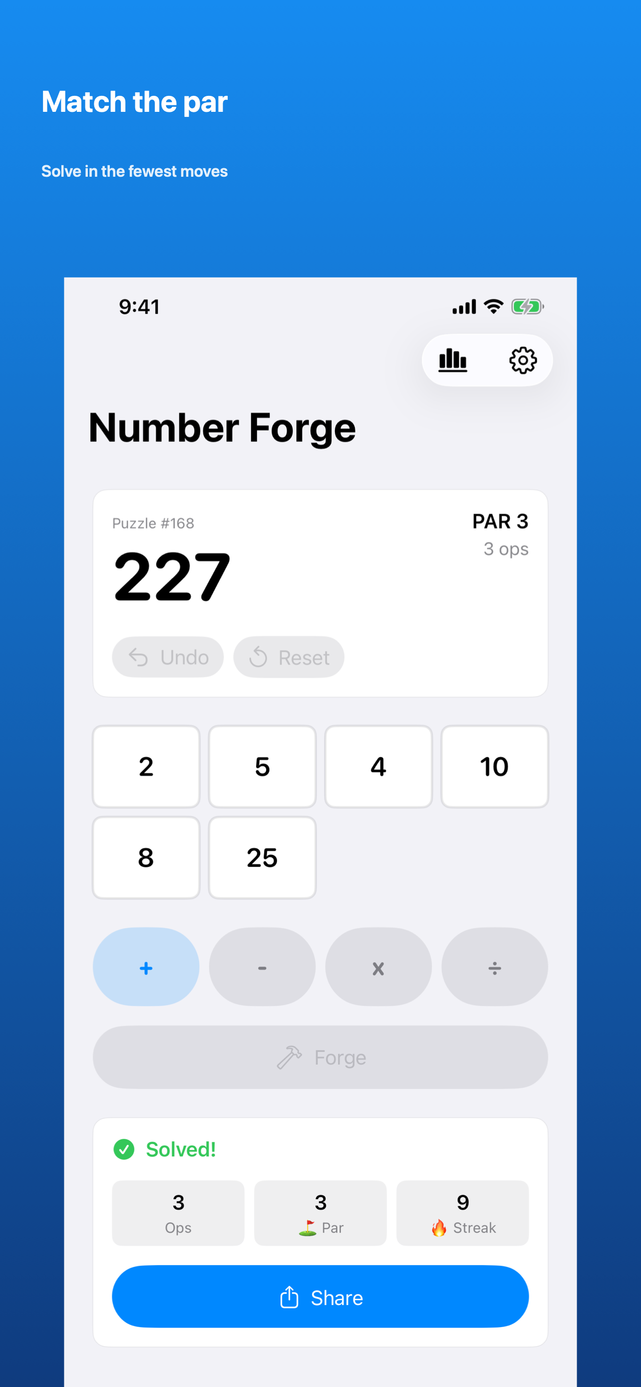 Number Forge - Daily Puzzle screenshot 2