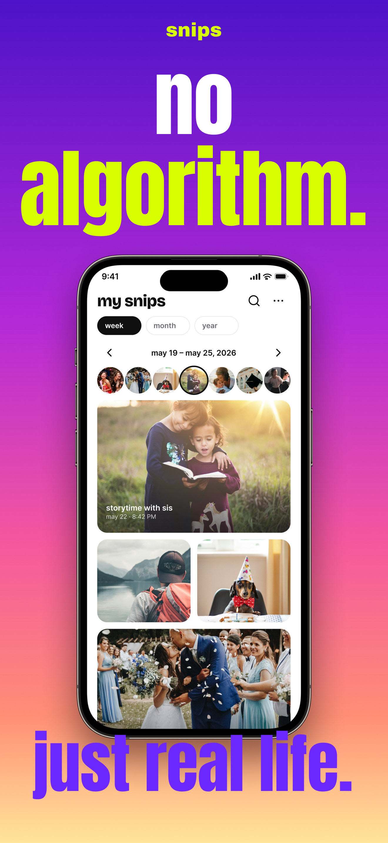 snips: one photo a day journal screenshot 5