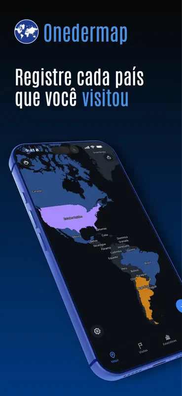 Onedermap: Países visitados screenshot 1 of 6