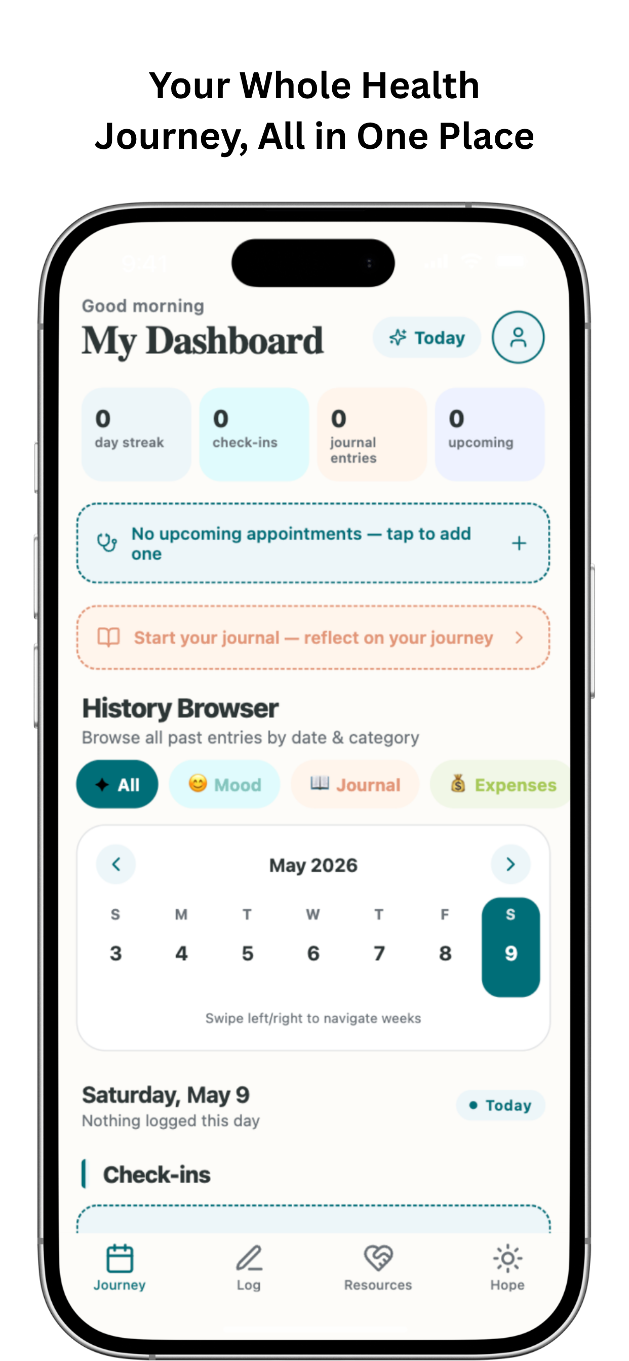 HealthJourney Diary screenshot 3