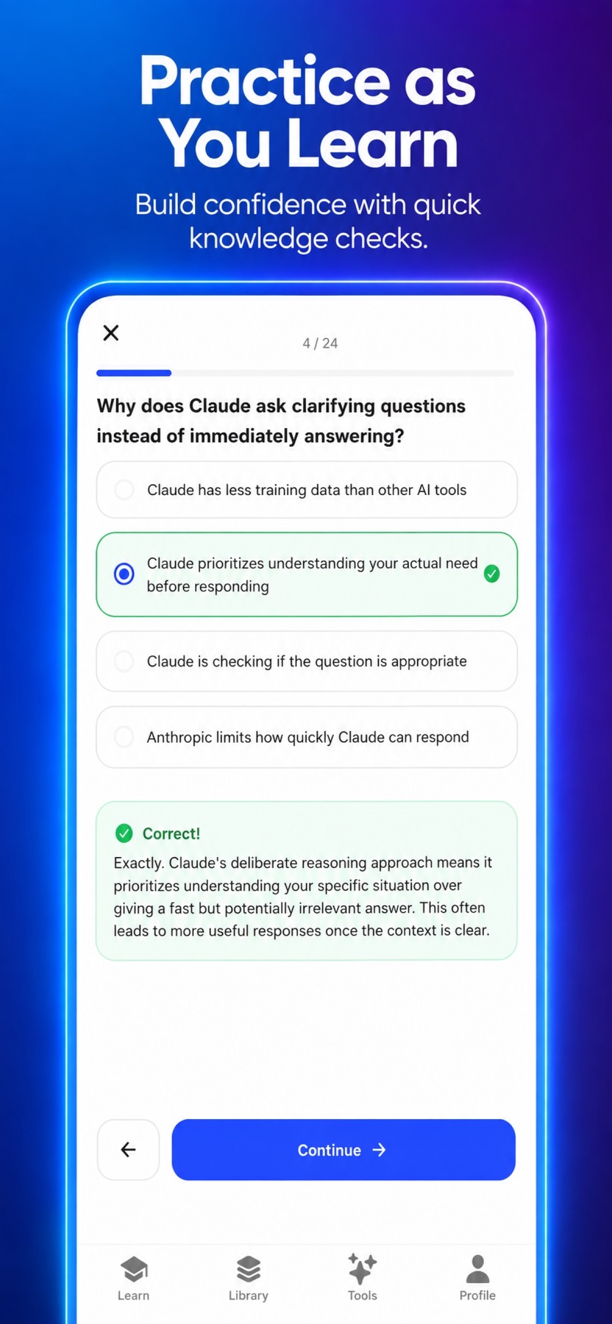 Screenshot 5 of Aicademio: Learn AI & Chatbots