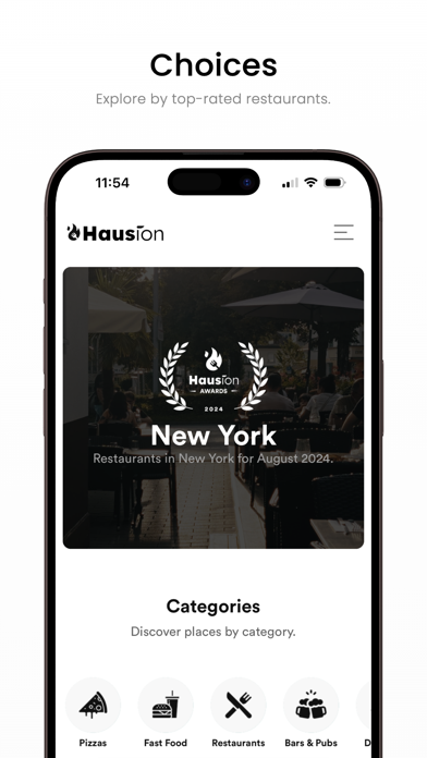 Hausion: Discover Restaurants Screenshot