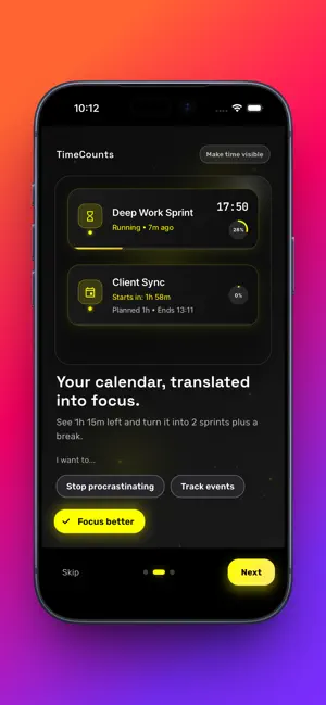 TimeCounts screenshot 3