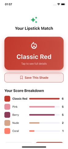 The Perfect Shade — Lipstick screenshot