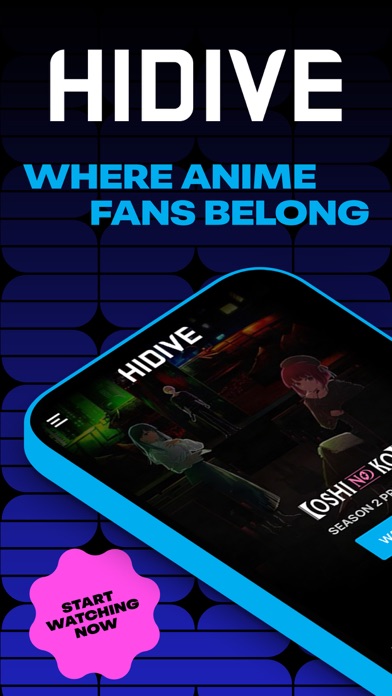 HIDIVE Screenshot