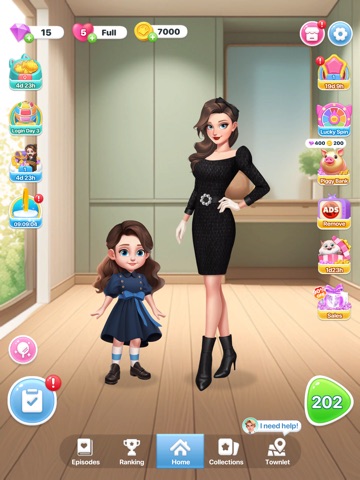 Beauty Tiles: Story & Makeover iPad screenshot