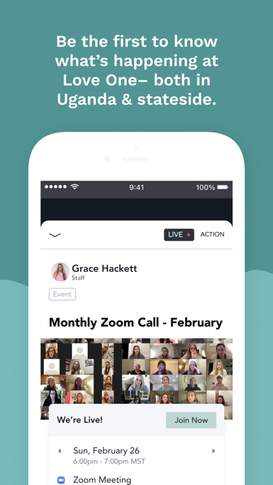 Screenshot 2 of Love One Ambassadors App