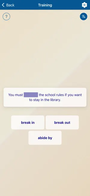 Phrasal Verbs in Action screenshot 2