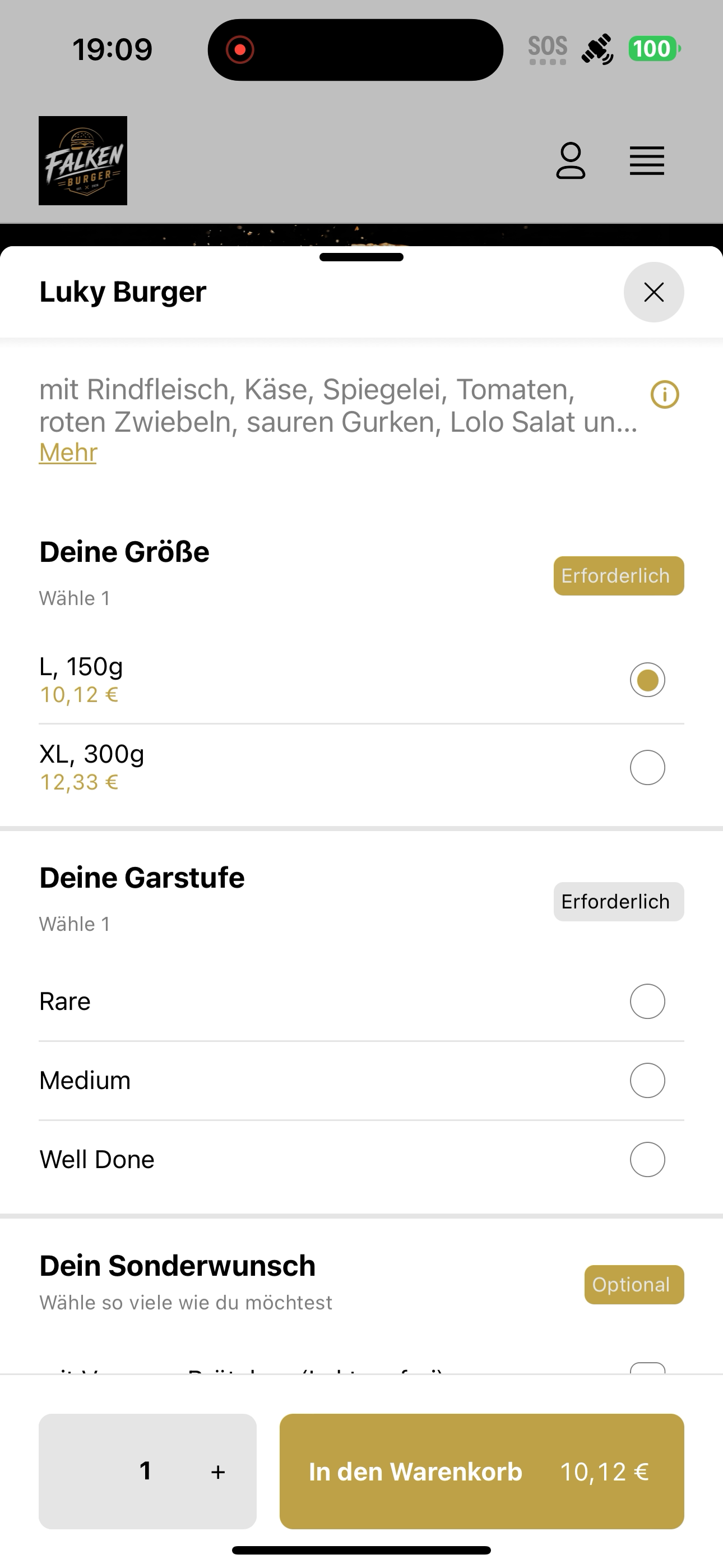 Falken Burger screenshot 4