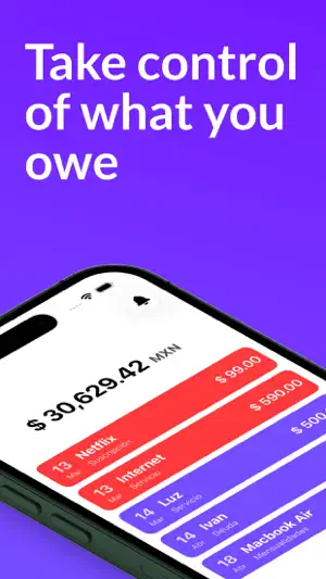 My Debts: Control & Payments screenshot 1