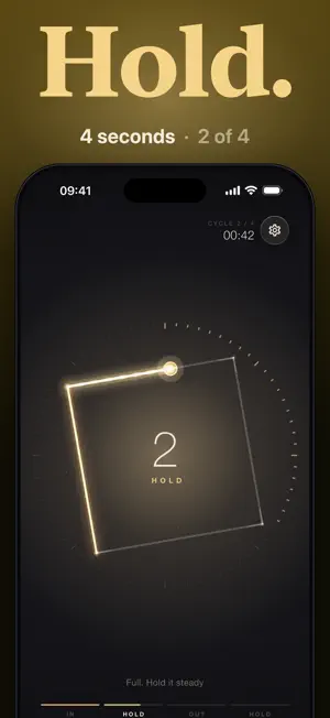 Box Breathing Timer: Fourhold screenshot 2