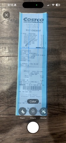 SMRTscan: Receipt Scanner Screenshot 2 of 10