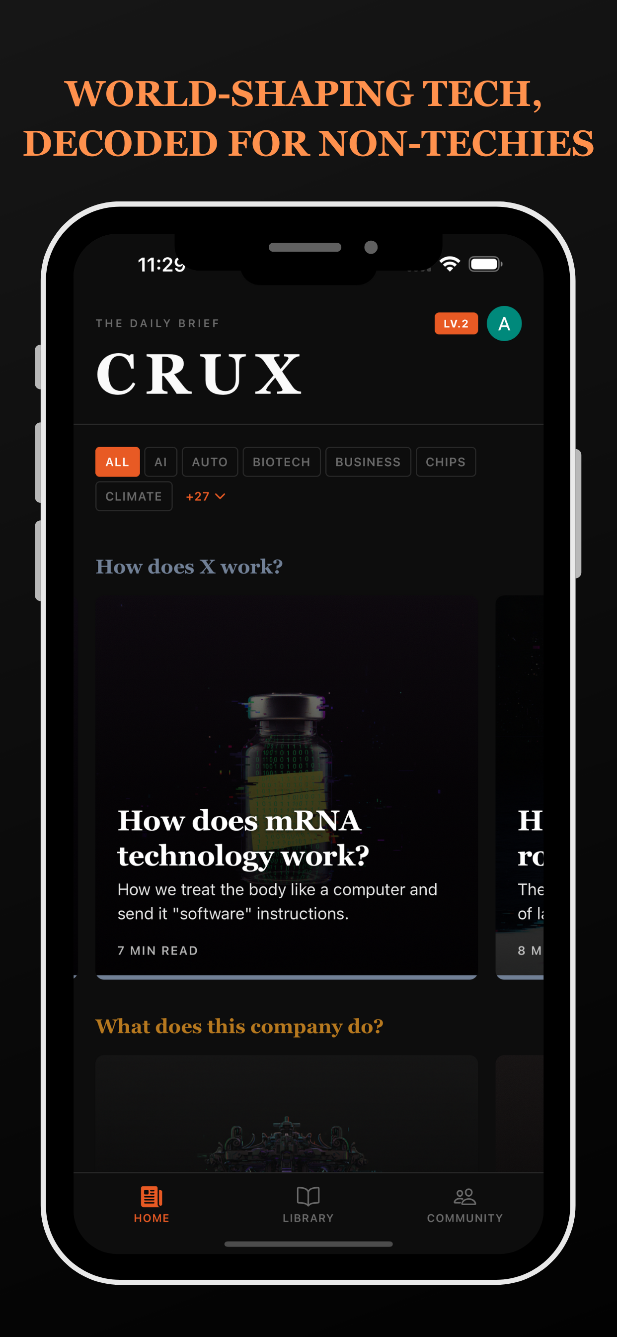 Crux Daily screenshot 2