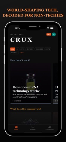 Crux Daily iPhone screenshot