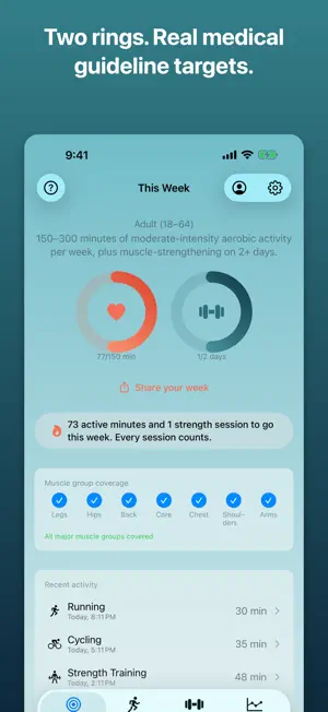 Physical: Activity Guidelines screenshot 1