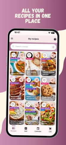 KitchenPlan: recettes cuisine Screenshot 1 of 5