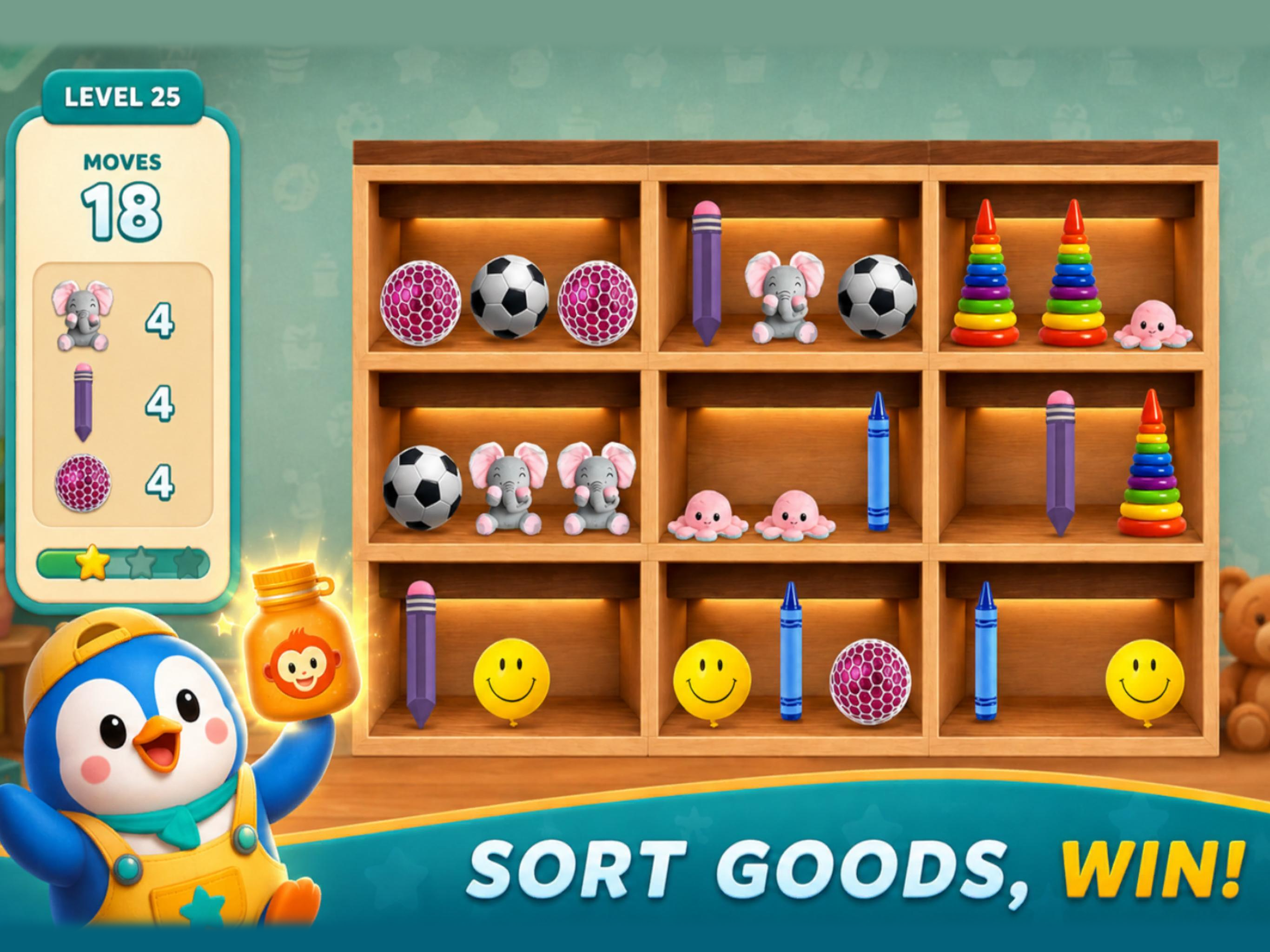 Match 3 Goods: 3D Sorting screenshot 15
