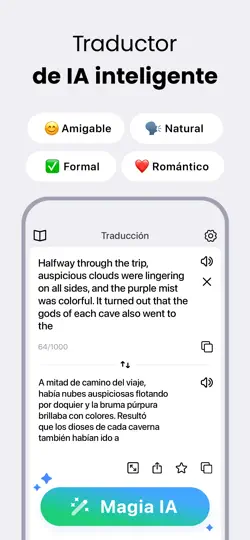Captura de pantalla de Traductor De Voz: AI Translate en iPhone 2