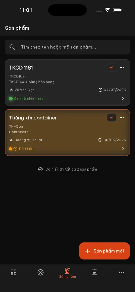 TTech MES screenshot 4