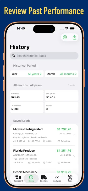 Trucking Profit Calculator screenshot 4 of 6