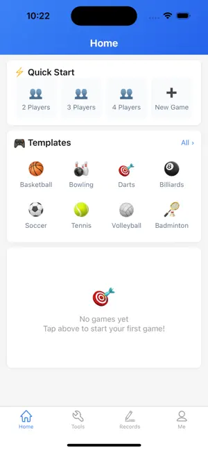 Score Keeper Sport Tally Log screenshot 1