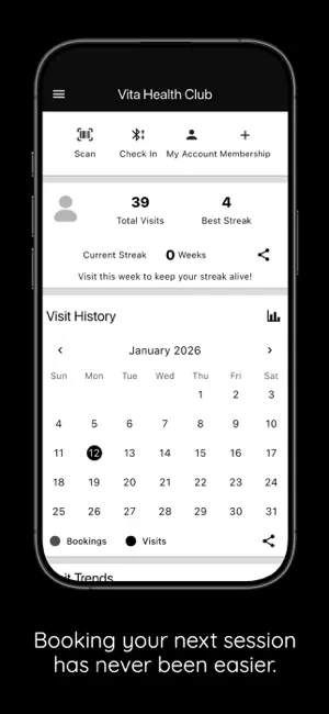 Vita Health Club App screenshot 2