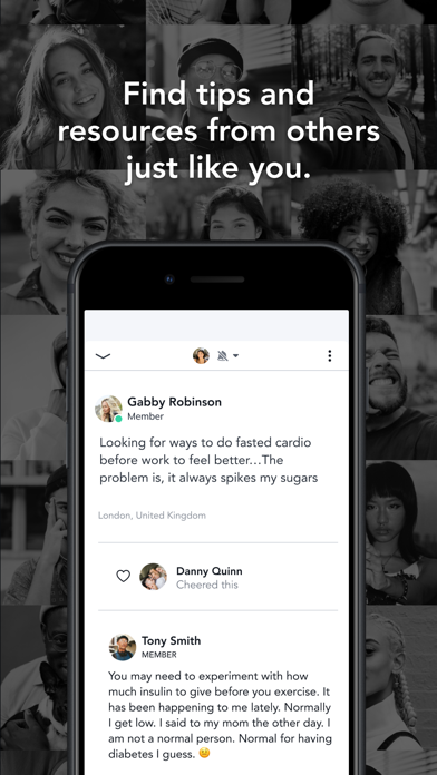 Beyond Type 1 Diabetes iPhone screenshot 2 - Social Networking app