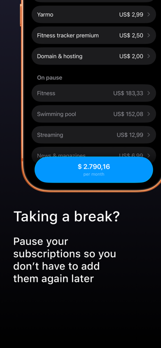 Manage subscriptions - Yarmo Screenshot 6 of 6