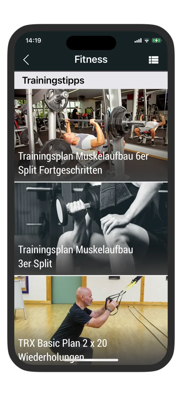 Screenshot #3 pour Fitness Barth