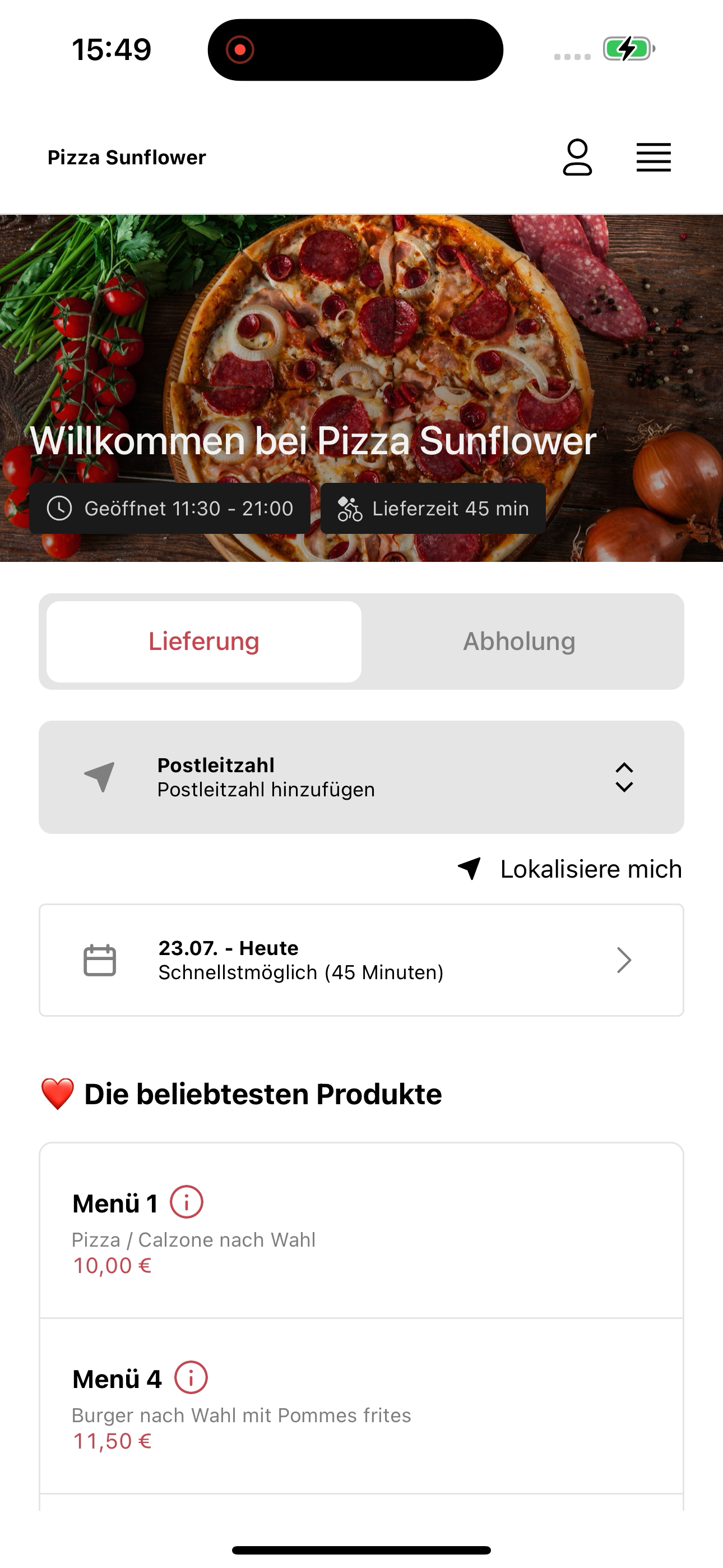 Pizza Sunflower Langenhagen screenshot 6