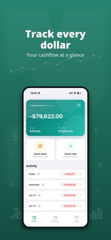 Cashflowly Expense Tracker Screenshot 1 of 4